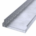 Лоток перфорированный Профи INOX (AISI 316) 400х100х6000 (2,0 мм) (12 м/уп) Промрукав