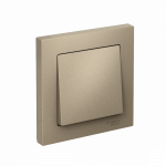 Выключатель 1кл с/у шампань в сборе AtlasDesign Systeme Electric Выключатель 1кл с/у шампань в сборе AtlasDesign Systeme Electric