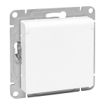 Розетка 1гн IP44, с З/К со шторками, c крышкой, белый Эпика EKF