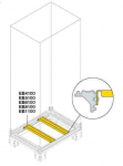 Профиль распределительного шкафа 800мм сталь на винтах ABB IS2 Шкафы