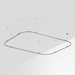Основание ART-APRIORI-RECTANGLE-SOFT-HANG-4500x3500 (BK) (Arlight, IP20 Металл, 3 года) Основание ART-APRIORI-RECTANGLE-SOFT-HANG-4500x3500 (BK) (Arlight, IP20 Металл, 3 года)