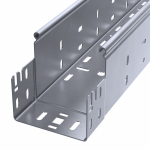 Лоток перфорированный Профи INOX (AISI 316) 100х100х3000 (1,5 мм) (6 м/уп) Промрукав