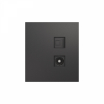 Розетка комп+TV RJ45+TV с/у графит механизм с рамкой кат.6 MIELE STRONG KRANZ (1/100) Розетка комп+TV RJ45+TV с/у графит механизм с рамкой кат.6 MIELE STRONG KRANZ (1/100)