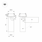 Светильник SP-GABI-BUILT-FLAP-R50-9W Day4000 (WH, 36 deg, 230V) (Arlight, IP40 Металл, 5 лет)