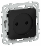 FLITE Роз. без з/к/ш 10А РС01-0-ФлЧ чер. IEK