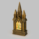 Декоративный светильник Замок с эффектом снегопада и подсветкой, 15x7,5x35,5 см, питание 3xАА (не в комплекте) и USB NEON-NIGHT