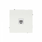 Компьютерная розетка RJ-45 без шторки, кат.5е одинарная, KANT, белый песок Компьютерная розетка RJ-45 без шторки, кат.5е одинарная, KANT, белый песок