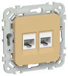 FLITE Роз. 2-я комп. RJ45 кат.6 UTP РК6-2-0-ФлШм ш/а IEK FLITE Роз. 2-я комп. RJ45 кат.6 UTP РК6-2-0-ФлШм ш/а IEK