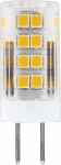 Лампа светодиодная, (5W) 230V G4 2700K JCD, LB-432