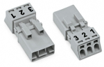 Штекер 3-пол. Код. B 1,50 mm серые WINSTA® MINI special 890-253