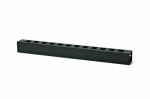Hyperline CM-1U-ML-COV Кабельный организатор металлический с крышкой, 19", 1U