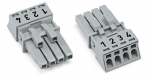 Разъем 4-пол. Код. B 1,50 mm серые WINSTA® MINI special 890-244