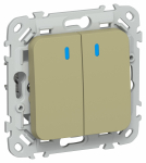 FLITE Выключ. 2-кл. с инд. 10А ВС12-1-1-ФлО ол. IEK FLITE Выключ. 2-кл. с инд. 10А ВС12-1-1-ФлО ол. IEK