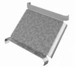 Крышка к угловому соединителю внутреннему к лотку УЛ 500, толщ. 1,5 мм, гор. цинк Крышка к угловому соединителю внутреннему к лотку УЛ 500, толщ. 1,5 мм, гор. цинк