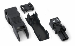 Разъем с корпусом разгрузки натяжения 2-пол. Код. A 1,50 mm белые WINSTA® MINI 890-122
