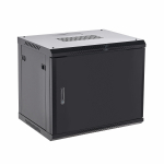 Настенный телекоммуникационный шкаф 19" 12U 600x600мм, дверь металл, с задней стенкой, разборный, черный (RAL 9005) REXANT Настенный телекоммуникационный шкаф 19" 12U 600x600мм, дверь металл, с задней стенкой, разборный, черный (RAL 9005) REXANT