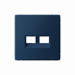 ARTGALLERY НАКЛАДКА ДВОЙНАЯ для информационных функций типа Keystone, АКВАМАРИН