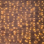 Гирлянда светодиод Светодиодный Дождь 1,5х1,5м, свечение с динамикой, прозрачный провод, 220В, диоды Тепло-белоые Neon-Night (1/1/80)