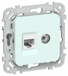 FLITE Роз. 2-я RJ45/TV кат.5Е UTP РКТВ5е-2-0-ФлХЛ х/л IEK FLITE Роз. 2-я RJ45/TV кат.5Е UTP РКТВ5е-2-0-ФлХЛ х/л IEK