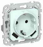 FLITE Роз.с з/к/ш 16А USB AA 3,1А РСЮша11-0-ФлХЛ х/л IEK