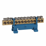 Шина нулевая тип Стойка OptiKit BB-S-N-DIN-12-6х9-синий