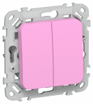 FLITE Выключ. 2-кл. кноп. прох. 10А ВС62-2-0-ФлПр пур IEK FLITE Выключ. 2-кл. кноп. прох. 10А ВС62-2-0-ФлПр пур IEK