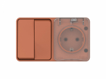 ATLASDESIGN PROFI IP54 О/У БЛОК: РОЗЕТКА с заземл. со шт., 16А, ВЫКЛЮЧАТЕЛЬ 2-клав., 10АХ, ТЕРРАКОТОВЫЙ ATLASDESIGN PROFI IP54 О/У БЛОК: РОЗЕТКА с заземл. со шт., 16А, ВЫКЛЮЧАТЕЛЬ 2-клав., 10АХ, ТЕРРАКОТОВЫЙ