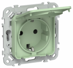 FLITE Роз. с з/к/ш кр. 16А IP44 РСшкр11-0-44-ФлФ фис. IEK