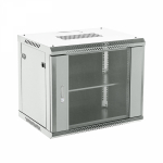 Настенный телекоммуникационный шкаф 19" 6U 550x400мм, дверь стекло, с задней стенкой, разборный, серый (RAL 7035) REXANT Настенный телекоммуникационный шкаф 19" 6U 550x400мм, дверь стекло, с задней стенкой, разборный, серый (RAL 7035) REXANT