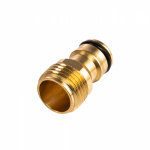 Адаптер латунный, 1/2", внешняя резьба ЧЕТЫРЕ СЕЗОНА