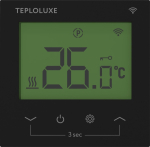 Терморегулятор электронный Pontus wi-fi черный 3,6 кВт Теплолюкс (1/8)