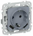 FLITE Роз.с з/к/ш 16А USB AA 3,1А б/к РСЮша11-1-ФлМ мар. IEK