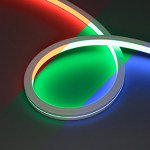 Лента герметичная MOONLIGHT-PRO-TOP-X360-20x20mm 24V RGB (12 W/m, IP67, 10m, wire x2) (Arlight, Вывод боковой, 5 лет)