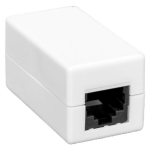 Адаптер проходной TeraLINK PRO Cat.6 неэкранированный RJ45-RJ45 белый