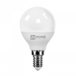 Лампа сд LED-ШАР-VC 4Вт 230В Е14 3000К 380Лм IN HOME СНЯТ