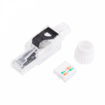 Разъем RJ-45(8P8C) полевой заделки под витую пару, UTP, CAT 6 (50 мк"/ 50 микродюймов) серия PRO REXANT