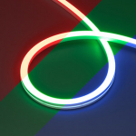 Лента герметичная MOONLIGHT-PRO-SIDE-X360-16x16mm 24V RGB (12 W/m, IP67, 10m, wire x2) (Arlight, Вывод боковой, 5 лет)