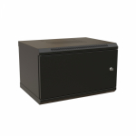 WRline Шкаф настенный 19-дюймовый (19"), 6U, 367x600х450мм, цельнометаллическая дверь с замком, цвет черный (RAL 9004) (разобранный) WRline Шкаф настенный 19-дюймовый (19"), 6U, 367x600х450мм, цельнометаллическая дверь с замком, цвет черный (RAL 9004) (разобранный)