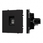 ARL NOBE Розетка телефонная софт-тач черный оникс SCT-MTL1-SFPL-BK (RJ-11, 4C) (Arlight, -) ARL NOBE Розетка телефонная софт-тач черный оникс SCT-MTL1-SFPL-BK (RJ-11, 4C) (Arlight, -)