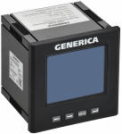 Мультиметр цифр. щит. 3-ф. DO RS-485 96х96 LCD GENERICA Мультиметр цифр. щит. 3-ф. DO RS-485 96х96 LCD GENERICA