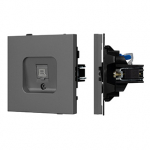 Механизм компьютерной розетки SCT-TENDO-MPC1-SFPL-GR (RJ-45, CAT6) (Arlight, Матовый графитовый) Механизм компьютерной розетки SCT-TENDO-MPC1-SFPL-GR (RJ-45, CAT6) (Arlight, Матовый графитовый)
