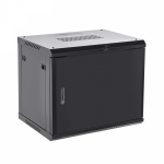 Настенный телекоммуникационный шкаф 19" 9U 600x600мм, дверь металл, с задней стенкой, разборный, черный (RAL 9005) REXANT Настенный телекоммуникационный шкаф 19" 9U 600x600мм, дверь металл, с задней стенкой, разборный, черный (RAL 9005) REXANT