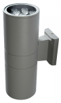 Светильник светодиод уличный 2x9Вт 3000К серый IP65 230В/50Hz PWL-300110/30D Jazzway
