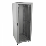 Шкаф напольный разобранный 19 IT-CQE-N 24U 600x600мм, крыша с вырубкой, дверь перф. и перф., одинарные боковые панели, серый RAL7035 Шкаф напольный разобранный 19 IT-CQE-N 24U 600x600мм, крыша с вырубкой, дверь перф. и перф., одинарные боковые панели, серый RAL7035