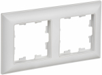 BRITE Рамка 2-мест. РУ-2-БрАБ а/б/бел. IEK
