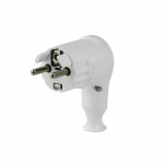 Вилка с кнопкой извлечения с З/К белая 16А EKF (1/12/240) Вилка с кнопкой извлечения с З/К белая 16А EKF (1/12/240)