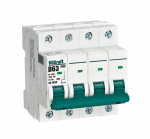 Выключатель автоматический 4-полюсный (4P) 63А хар. D DEKraft ВА-103