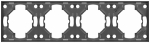 Рамка для розеток и выключателей ЭРА Arktik 16-5004-06 на 4 поста графит Рамка для розеток и выключателей ЭРА Arktik 16-5004-06 на 4 поста графит