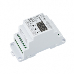 INTELLIGENT ARLIGHT Диммер SMART-DALI-104-62-ADDR-RGBW-DT6/DT8-PD-DIN White (12-48V, 4x5А)  (IARL, IP20 Пластик, 5 лет)