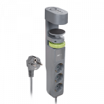 Удлинитель  JAZZway ETD-03U-150-gy (3 x 1,5) заземл., выкл. Удлинитель  JAZZway ETD-03U-150-gy (3 x 1,5) заземл., выкл.